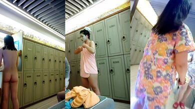 女人坑女人！②全新洗浴温泉酒店，女宾换衣室内部真实偷拍，女人可真不少，每个年龄段的都有，老少皆宜